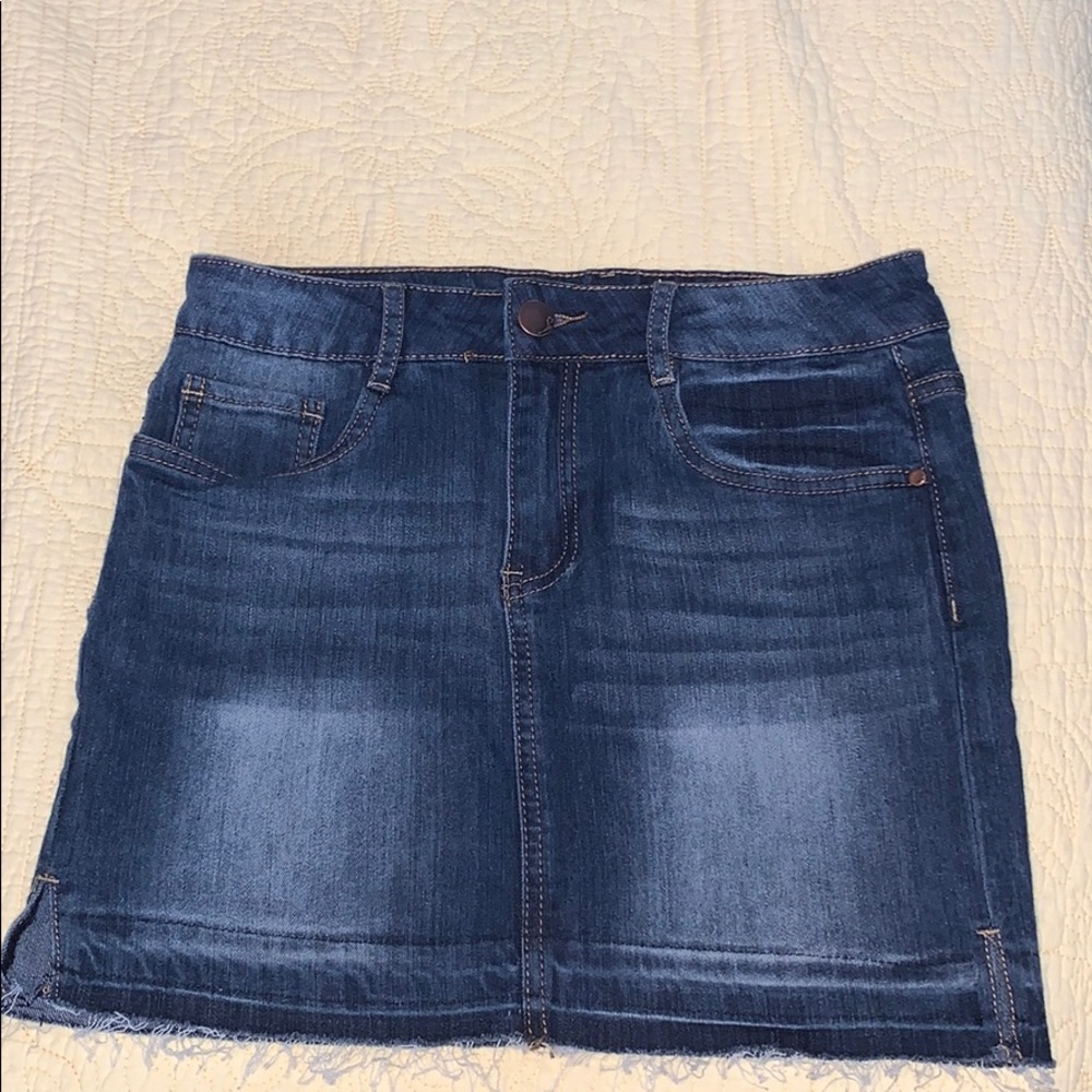 Dollhouse Denim Mini Skirt